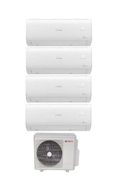 Bosch Multi Split Inverter Klima 42000 Btu 1 Dış + 4 Iç Ünite 9000 + 9000 + 18000 + 18000 Btu