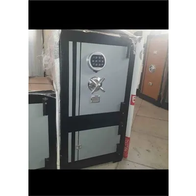 MyWondry 85 cm Şifreli Siyah Gri Çelik Para Kasası