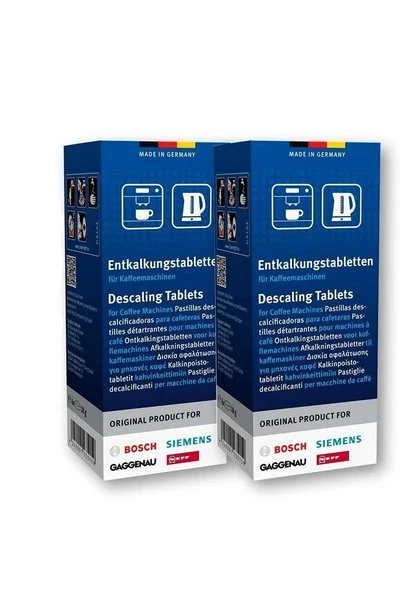 Bosch Neff Gaggenau KAHVE MAKİNALARI İÇİN 12 kireç çözücü tablet No: 310967