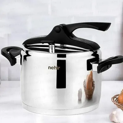 Nehir Silver Trend Klasik 6 lt Düdüklü Tencere