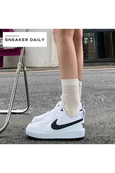 Nike nıke court borought sneakers young nw Bq-Dv-104