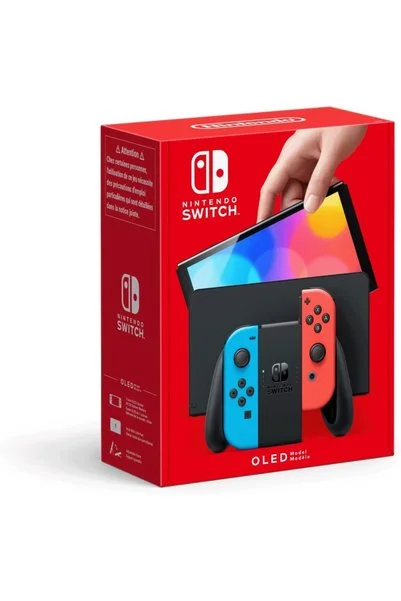 Nintendo Switch 64 Gb Konsol Oled Model - Kırmızı/mavi ( İthalatçı Garantili )