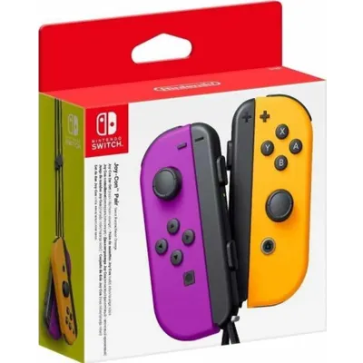 Nintendo Switch Joycon Oyun Kolu Controller Neon Purple & Orange