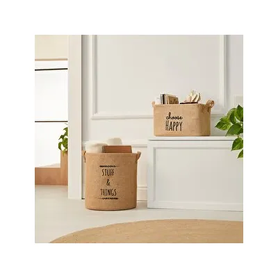 Ocean Home 2'li Jüt Sepet Set