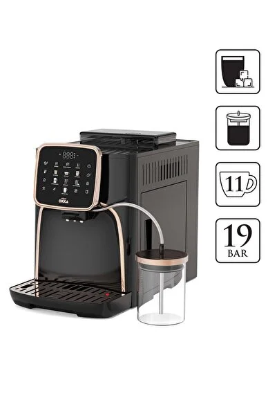 Arzum OK0028 Okka Espresso Pro M Tam Otomatik Espresso Makinesi, 11 Sıcak ve Soğuk İçecek, Bakır