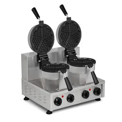 Omake WFL12.E22 Kalp Model Çift Zamanlayıcılı Waffle Makinesi