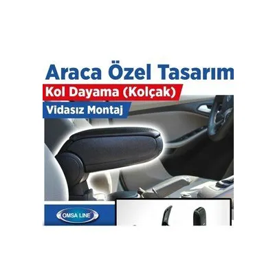 Omsa Renault Clio 4 Siyah Kol Dayama - Kolçak 2012-2019 Arası