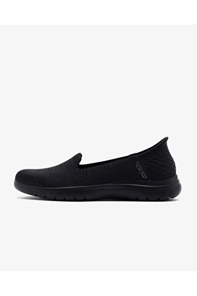 SKECHERS ON - THE - GO FLEX - CLOVER Kadın Siyah Günlük Ayakkabı 138182 BBK