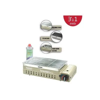 Orcamp CK-507 Bej Dumansız Izgara Ocak