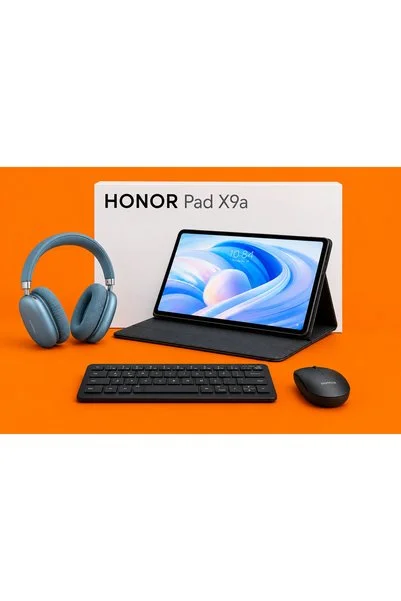 HONOR Pad X9a 11.5” 8GB 128GB Android Tablet (WiFi) + Kılıf +klavye mause+KULAKLIK