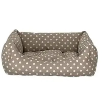 Pet Comfort 40x50 cm Uniform Bej Puantiyeli Kedi ve Köpek Yatağı