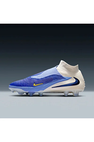 Nike Phantom 6 HIGH Elite FG "Racer Blue/Dark Obsidian" Tam profesyonel Krampon HQ2328-400
