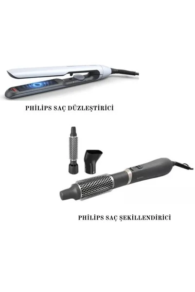 PHİLİPS SAÇ BAKIM SETİ(PHİLİPS SAÇ DÜZLEŞTİRİCİ/PHİLİPS SAÇ ŞEKİLLENDİRİCİ)