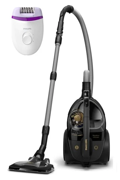 PHİLİPS TORBASIZ SÜPÜRGE 900 WATT 5 YIL GARANTİLİ PHİLİPS EPİLASYON HEDİYELİ