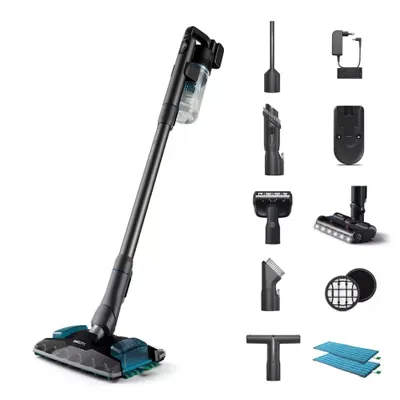 Philips XC8057/01 Aqua Plus 8000 Dikey Şarjlı Süpürge