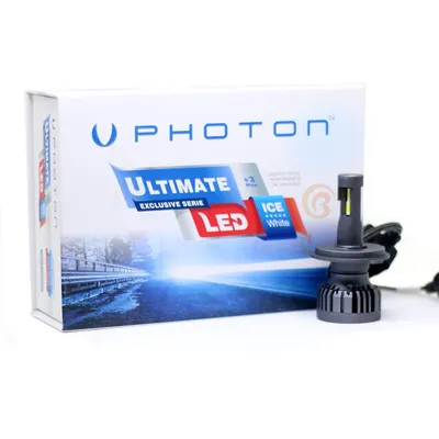 Photon H4 Xenon 6000K Ultimate Led 3 Plus Led