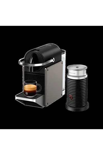 Nespresso Pixie Titan ve Aeroccino 3 Espresso Makinesi