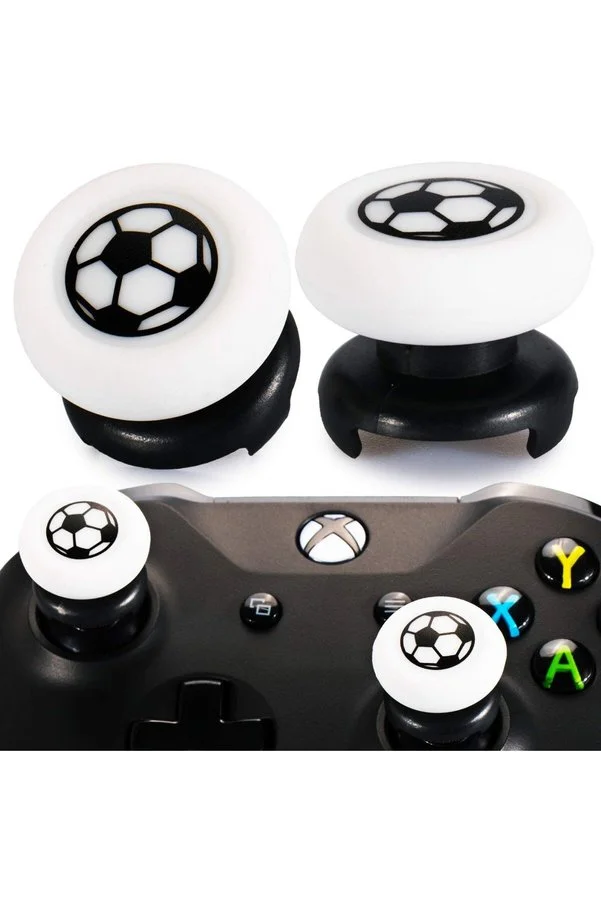 KC NATURAL Playrealm FPS Thumbstick Extender Printing Rubber Silicone Cover 2 Sets for Series X/S One Cont