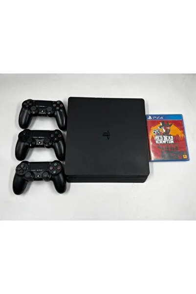 Sony Playstation 4 Slim Kasa 1 Tb Hafıza 1 Adet Orjinal V2 Kol + Oyun OUTLET