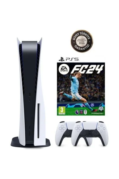 Sony Playstation 5 + 2.Dualsense + PS5 Fc 24