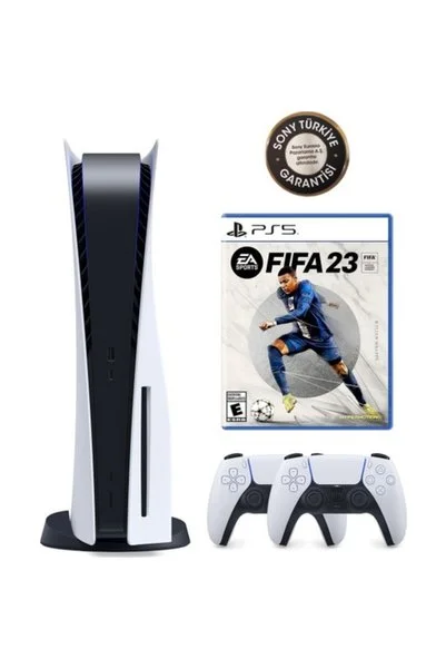 Sony Playstation 5+ 2.Dualsense + PS5 Fifa 23 (EURASİA GARANTİLİ)