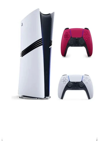 Sony Playstation 5 Pro + 2. kol Dualsense controller Kırmızı (İthalatçı Garantili)