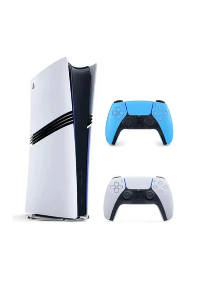 Sony Playstation 5 Pro 2TB 1.KOL BEYAZ 2.KOL MAVİ (ithalatci garantili)