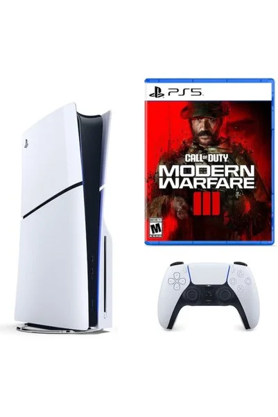 Sony Playstation 5 Slim Diskli (ithalatçı garantili )+2.kol Dualsense + ps5 COD MW3