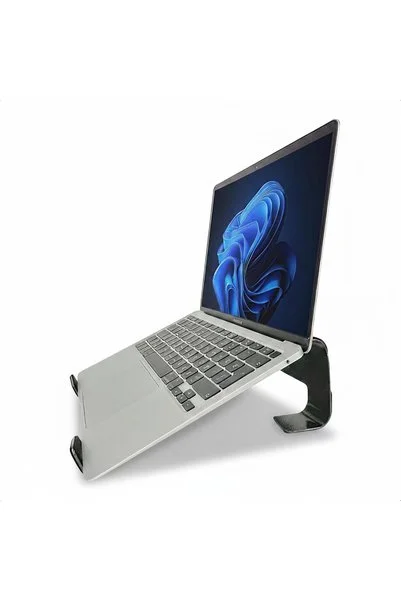 vuralsin38 Prexua Fixer Laptop Standı - Notebook Yükseltici Altlık - Metal (Siyah)