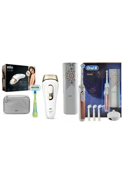Oral-B Pro 5 Pl5014 Lazer Epilasyon/oral B Rose Gold Artificial Intelligence Luxe Edition 20000 Bakım Seti