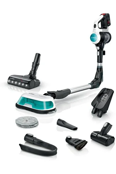 Bosch Pro Hygienic Islak Kuru 2 Sı 1 Arada Premium Aqua Dikey Süpürge 10 Yıl Motor Garantili