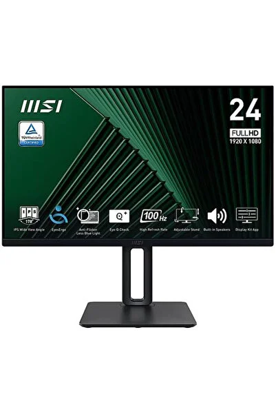MSI Pro MP245PG 23.8″ 100Hz 1ms HDMI DP D-Sub Anti-glare AdaptiveSync Pivot FHD IPS Monitör