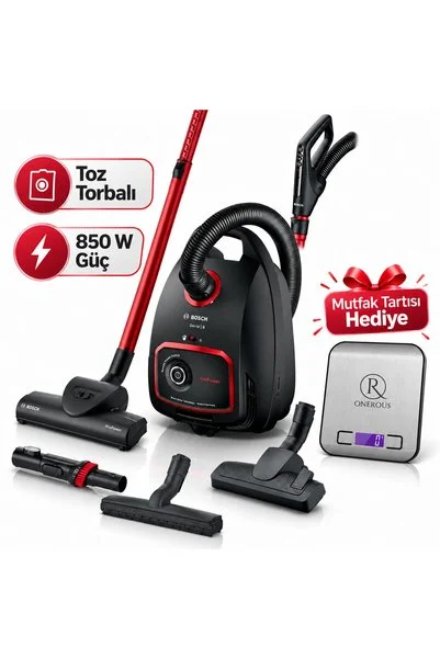 Bosch ProPower Toz Torbalı Süpürge mutfak tartısı Hediye(Onerous)