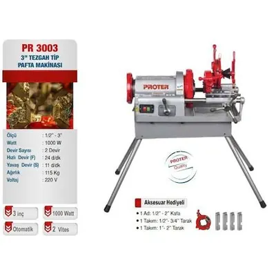 Proter PR3003 Pafta Makinesi