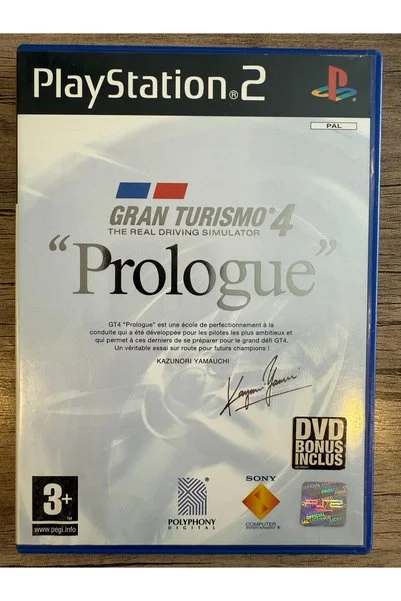 EA Ps2 GRAN TURISMO 4 PROLOGUE GT orjinal oyun 10/9,5 kondüsyon ( Fransızca kapak )