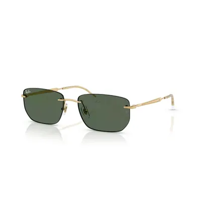 Ray-Ban RB 3768 001/71 56 Arista Gold-Green Unisex Güneş Gözlüğü