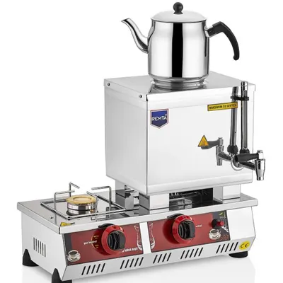 Remta 15 Model Tek Demlikli 13 lt 1500 W Doğalgazlı Inox Çay Ocağı