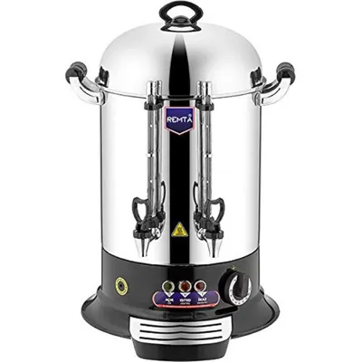 Remta Elegance ER12 80 Bardak 1400 W 3 lt Demleme 6 lt Su Isıtma Kapasiteli Çay Makinesi Inox