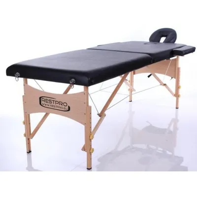 RESTPRO Classic 2 Siyah Katlanabilir Masaj Masası