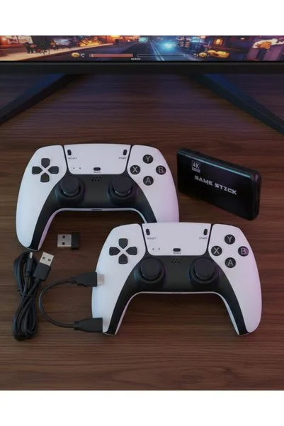 Azrlya Retro Atari ve Konsol Oyunları Destekli 4K Game Stick - Lisinya
