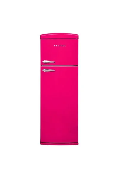 Vestel RETRO SC32001 Pembe Statik Buzdolabı