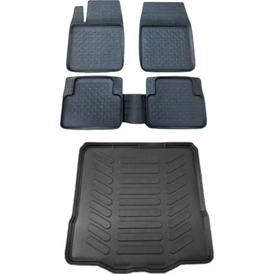 Rizline Hyundai Accent Era 2006 Araca Özel Üretim Siyah 3D Havuzlu Paspas ve Bagaj Havuzu