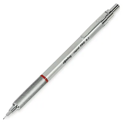 Rotring Rapid Pro 0.5 mm Krom Mekanik Kurşun Kalem