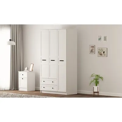 Rabi Rumy-s1 Country 3 Kapak 2 Çekmeceli Gardırop
