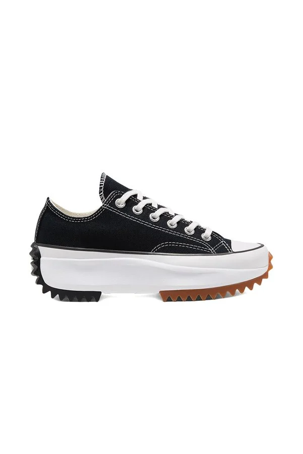 Converse Run Star Hike Canvas Platform Unisex Platformlu Günlük Ayakkabı Siyah