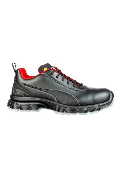 Puma Safety Condor Low Siyah Çelik Burunlu Nubuk Deri İş Ayakkabısı S3 SRC ESD 47 Numara