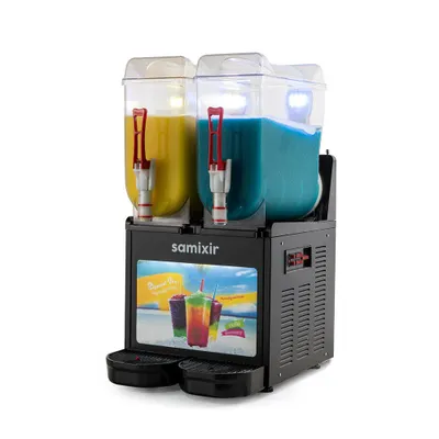 Samixir SLUSH-24-BA Twin Allure Çiftli 12+12 Lt Slush Buzlaş Karlamaç Makinesi