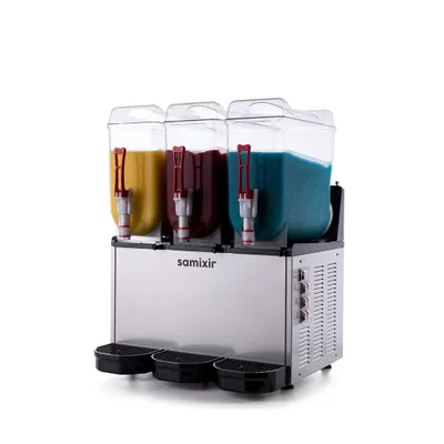 Samixir SLUSH-36-I Triple Üçlü 12+12+12 Lt Slush Buzlaş Karlamaç Makinesi