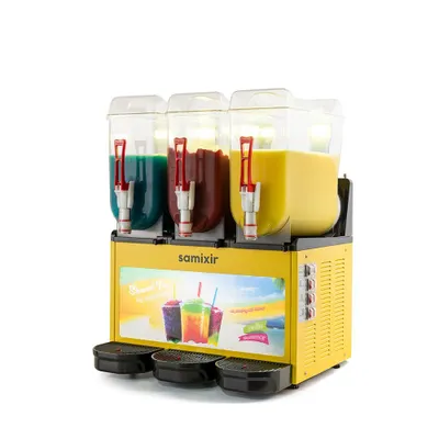 Samixir SLUSH-36-YA Triple Allure Üçlü 12+12+12 Lt Slush Buzlaş Karlamaç Makinesi