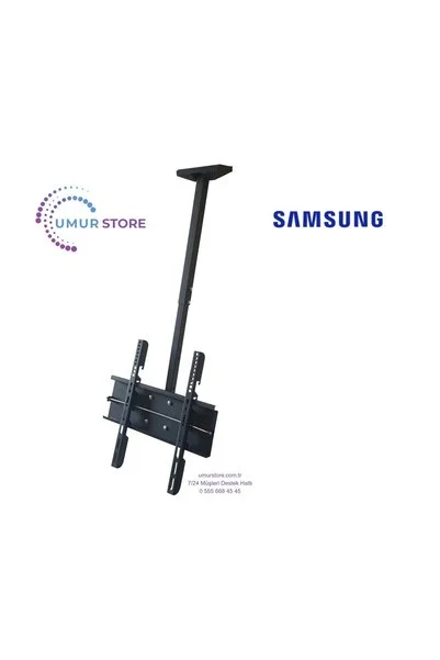 Herz Samsung HG55BU800EU Otel Lcd Led Tv Kilitli Hareketli Tavan Askı Aparatı